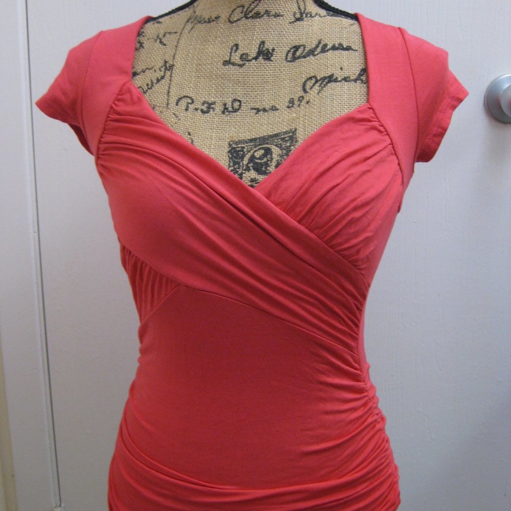 NWT Arden B pink blouse shirt top XS extra small